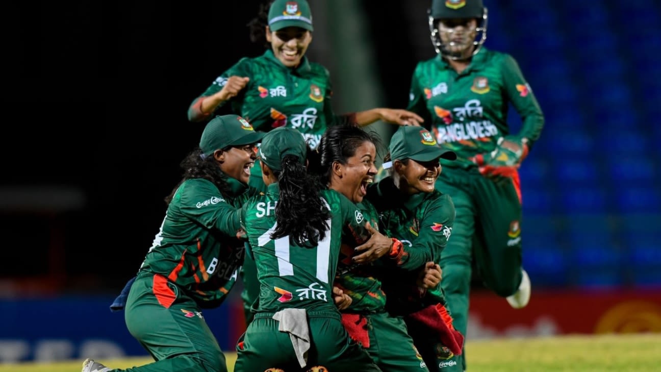 Bangladesh one step away from ODI World Cup qualification after beating West Indies