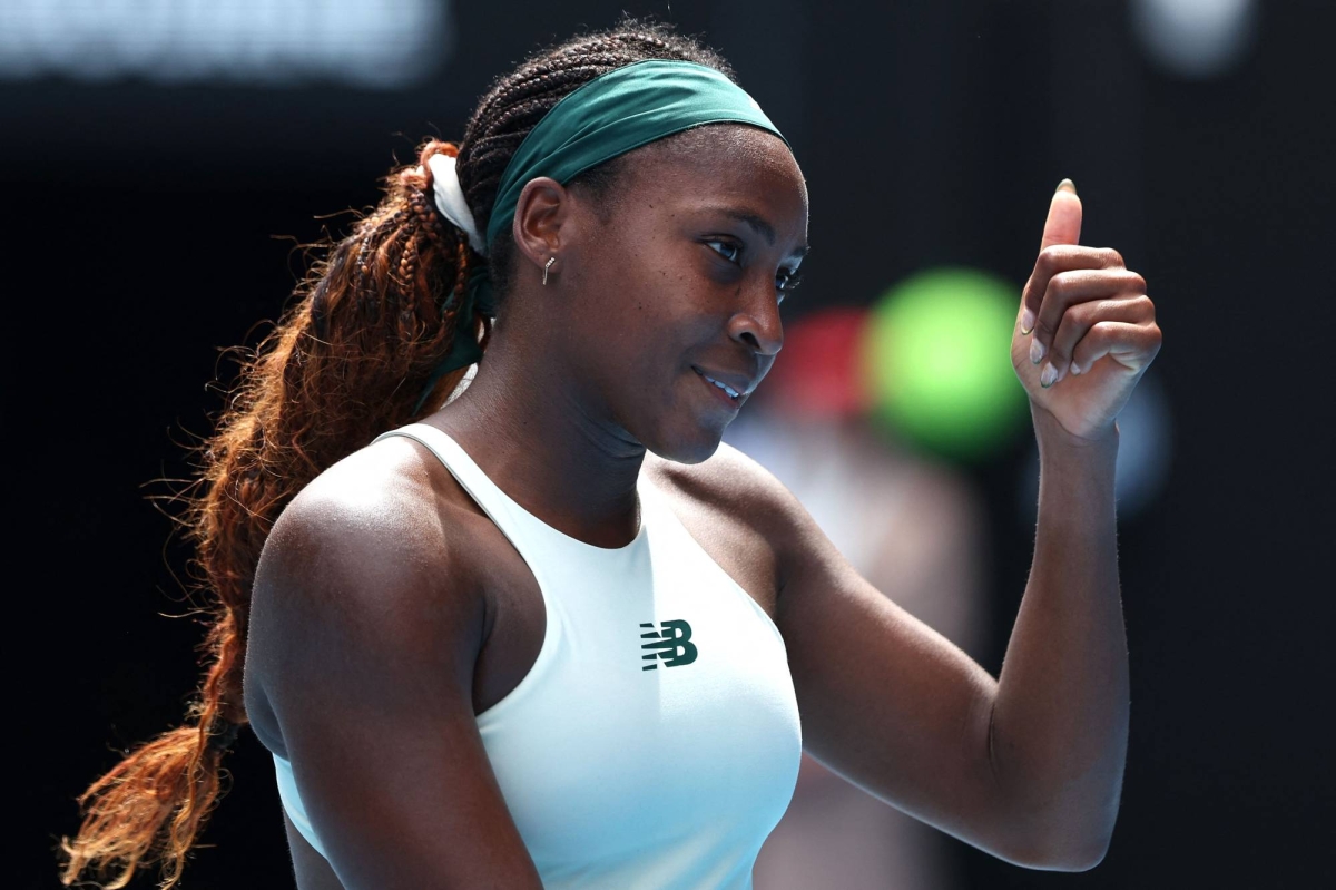 Gauff turns up heat on Bencic to reach Australian Open quarters