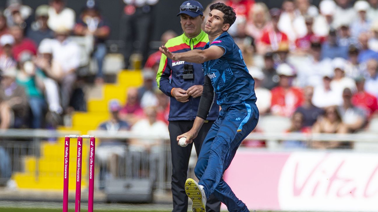 Pat Brown takes hat-trick for England Lions in second CA XI tour match