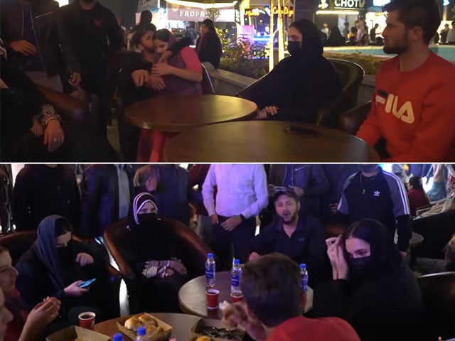 WATCH: Shahid Afridi, Shaheen Afridi visit Karachi food street with family | The Express Tribune