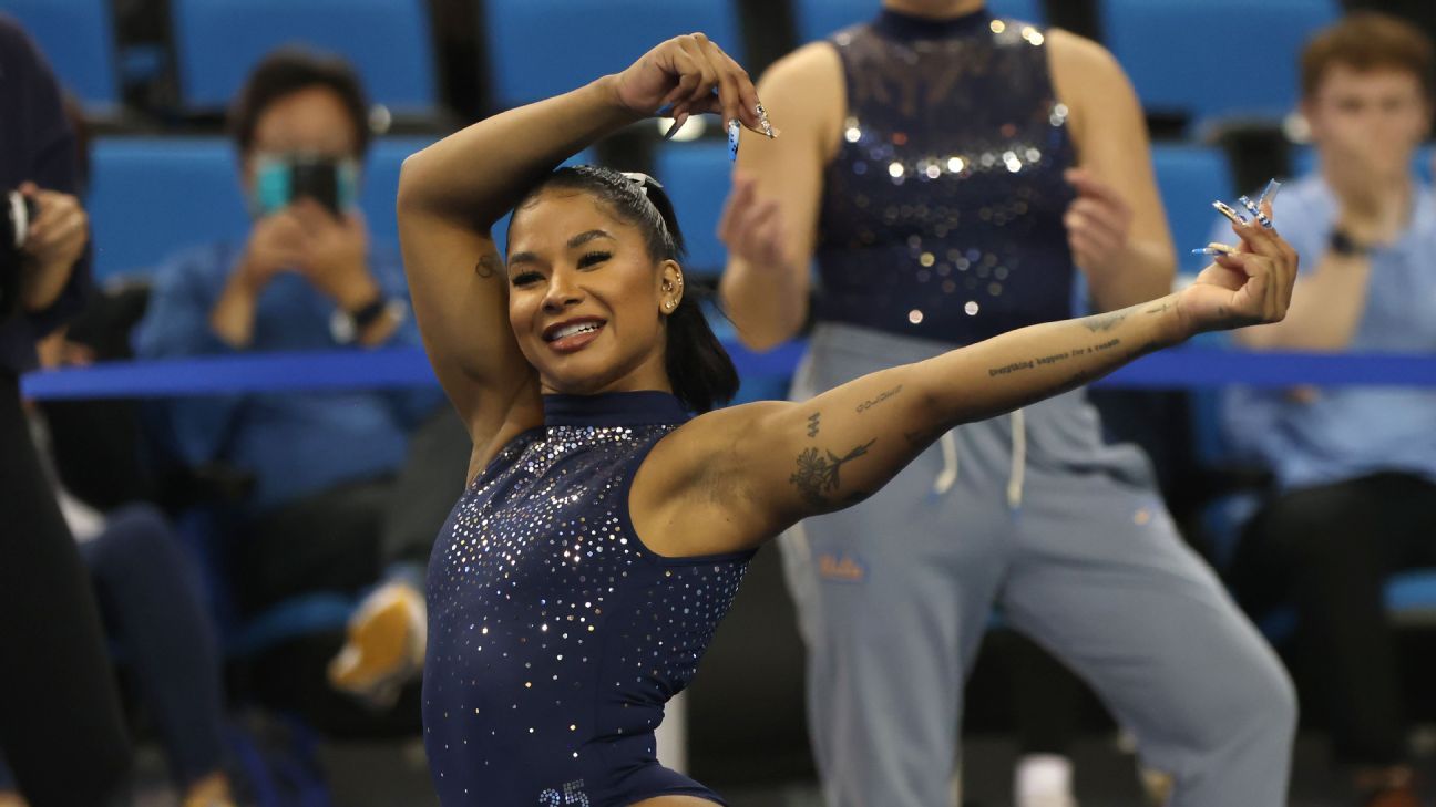 ‘I want to come back with a banger’: Inside Jordan Chiles’ viral Prince floor routine