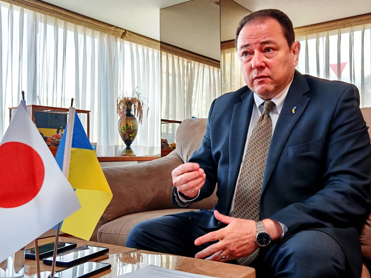 As Ukraine rift emerges, Kyiv's envoy says Japan must take on bigger global role