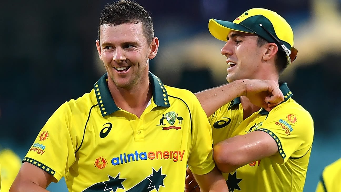 Cummins and Hazlewood ruled out of Champions Trophy