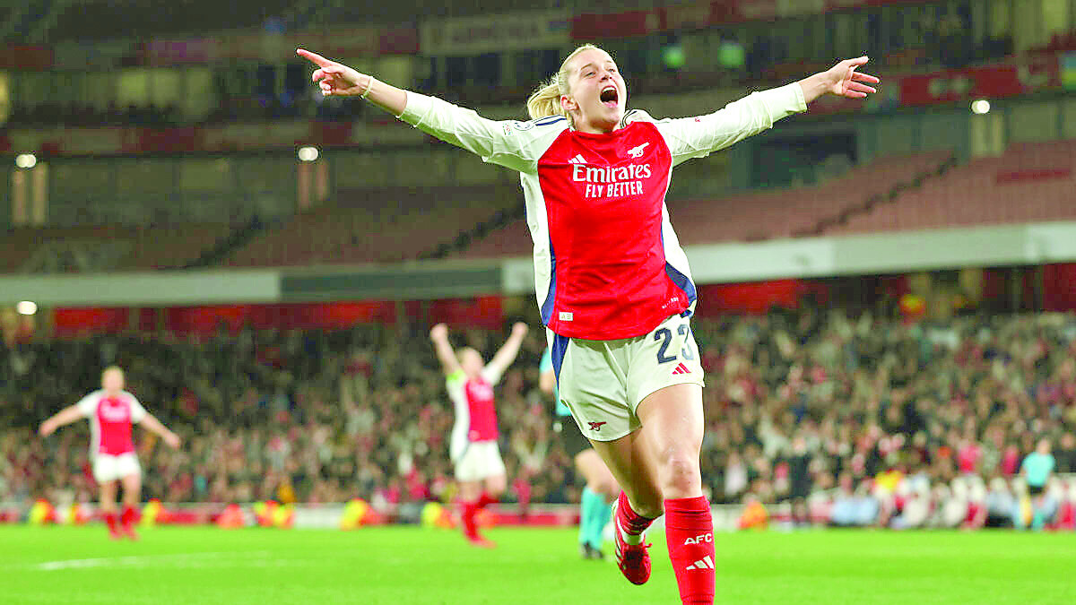 Arsenal stun Madrid in women’s UCL quarters | The Express Tribune