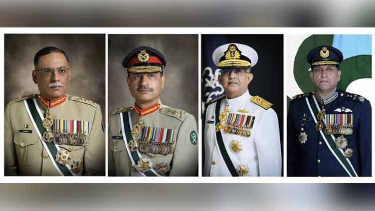 Cjcsc Services Chiefs Extend Eidul Fitr Greetings To All Pakistanis