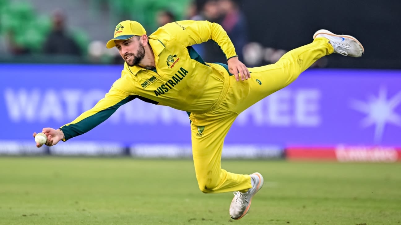 'He'll be struggling': Matt Short set to miss Champions Trophy semi-final