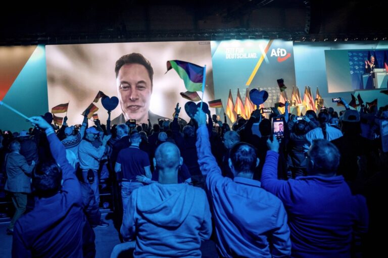 Musk rallies the far right in Europe. Tesla is paying the price.