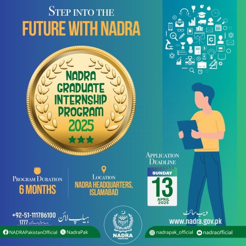 Nadra Launches Graduate Internship Program 2025 Details Inside
