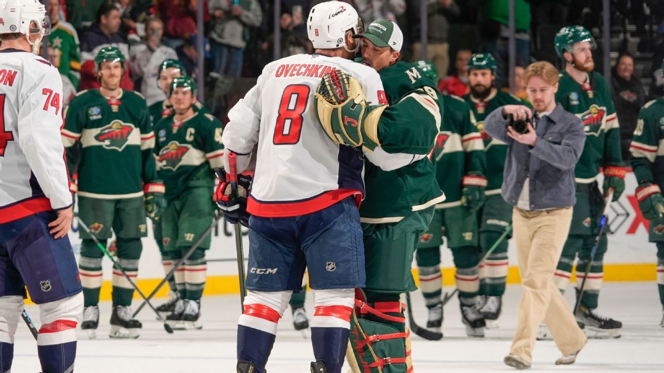 Ovi, Caps honor Wild’s Fleury with handshakes