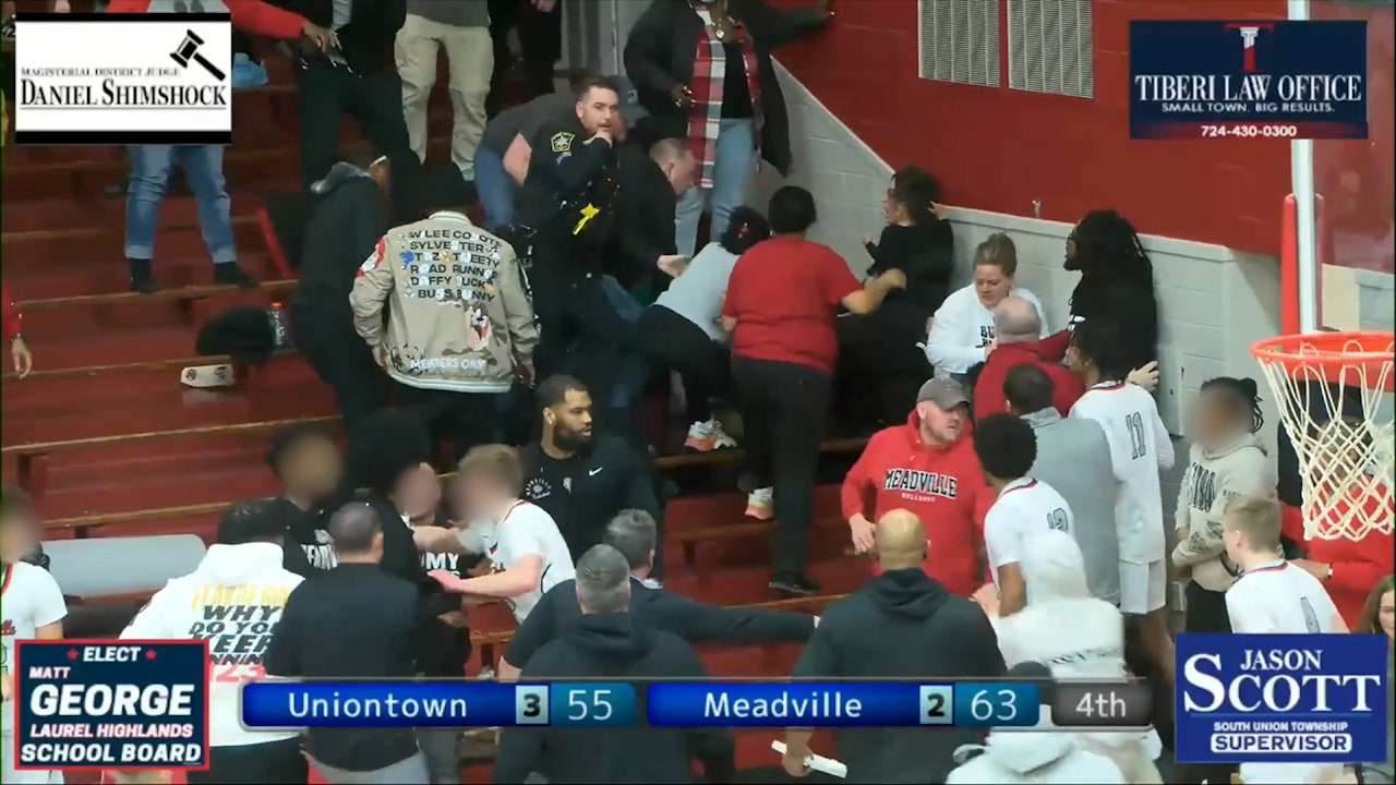 Police make arrests at PA high school basketball game after brawl in stands: ‘Never seen anything this ugly’