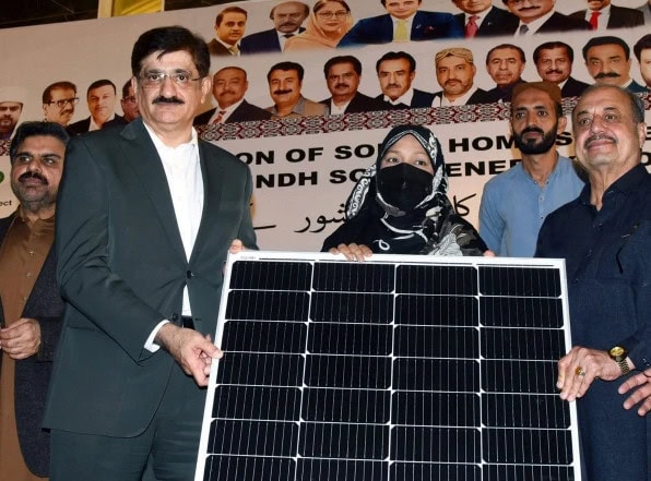 Curated visual reference: Visual Reference: Sindh Govt Launches Solar Home System Project For Low Income