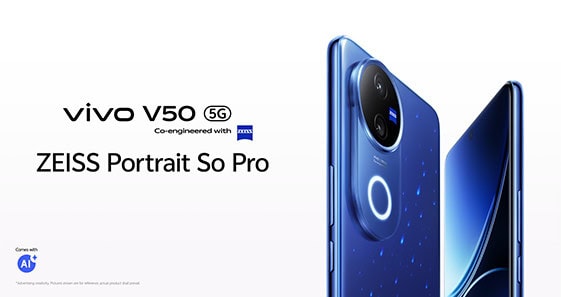 vivo V50 5G Now Available in Pakistan: Redefining Portrait Photography with ZEISS Pro-Level Imaging