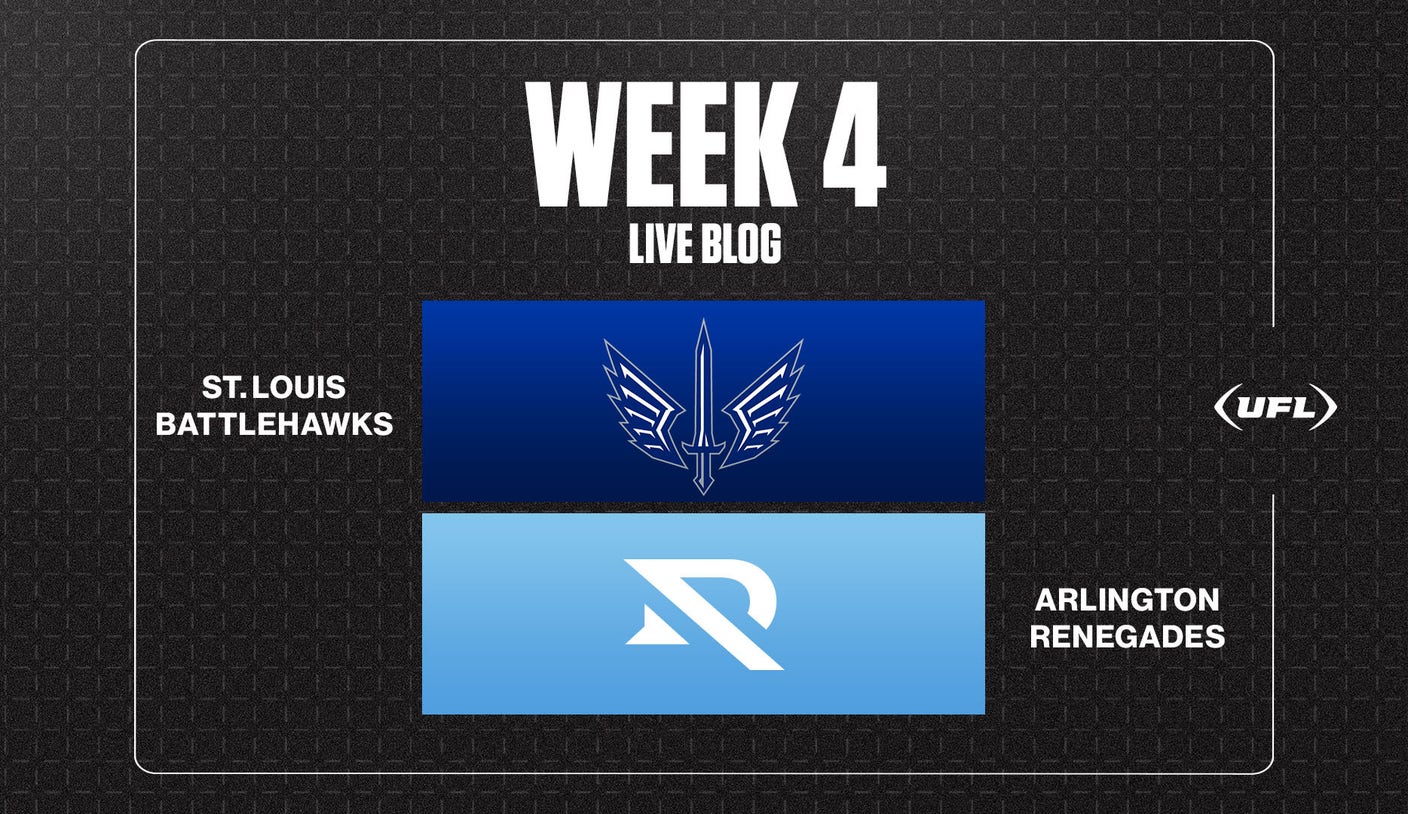 Battlehawks vs. Renegades live updates, score: Top moments from UFL Week 4
