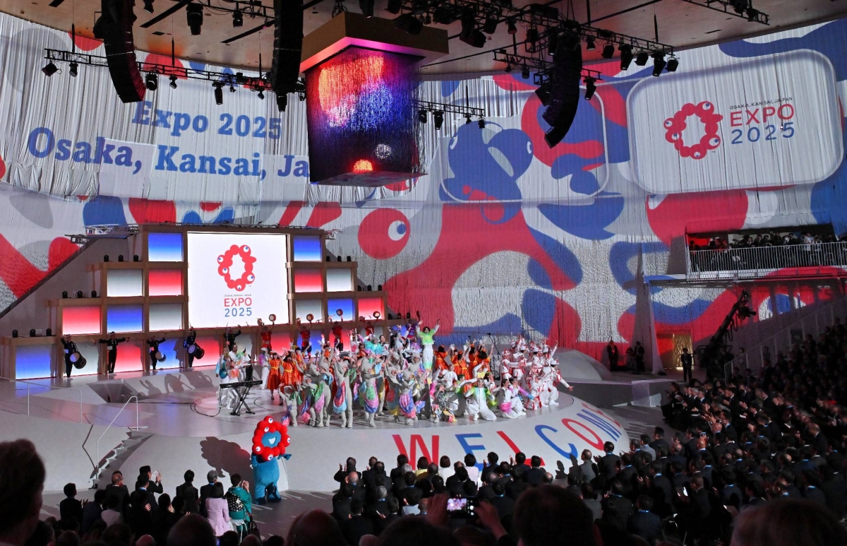 Emperor and Ishiba in attendance as Osaka Expo holds opening ceremony
