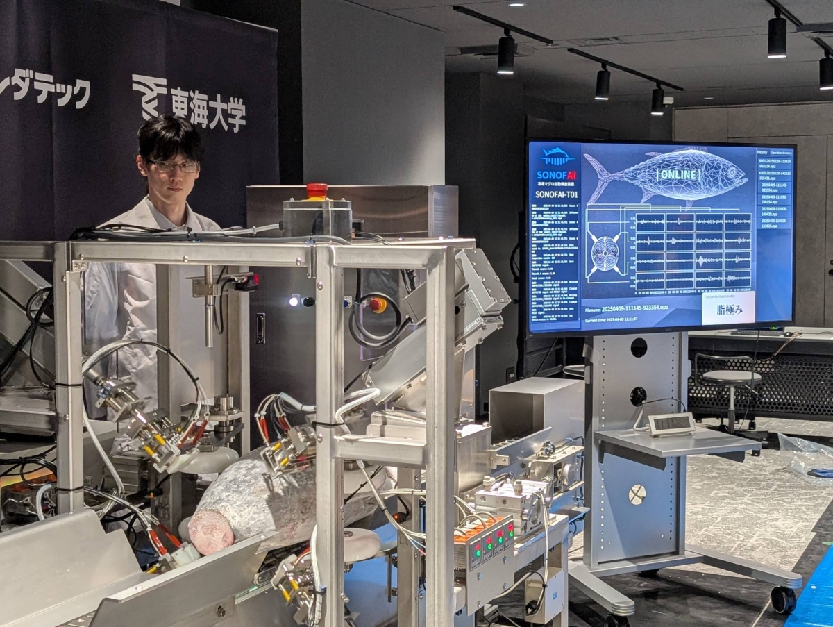 Fujitsu and others use AI to evaluate tuna's fattiness