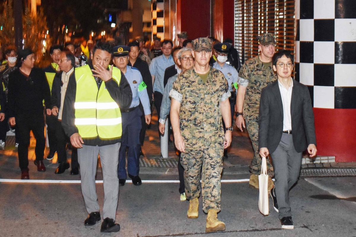 Japan, U.S. patrol Okinawa streets after sexual assaults