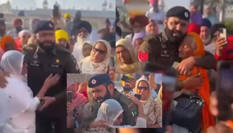 Pakistani Cops Heartwarming Gesture To Indian Sikh Pilgrim At Kartarpur Goes Viral