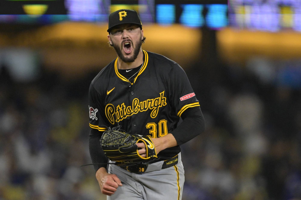 Paul Skenes fans nine for Pirates to beat Dodgers and Yamamoto