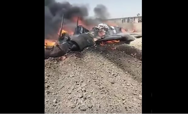 Pilots Eject Safely As Pakistan Army Training Jet Crashes In Vehari