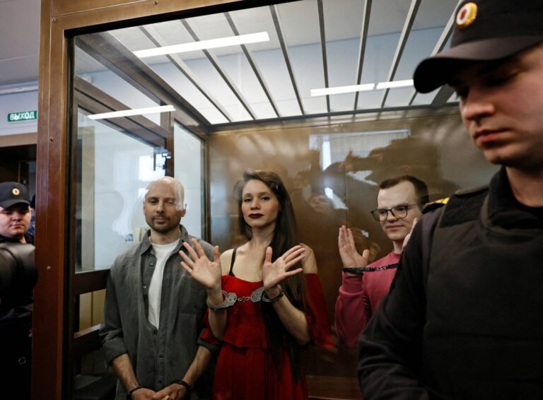 Russian journalists jailed for 5-1/2 years for alleged extremist ties to Navalny