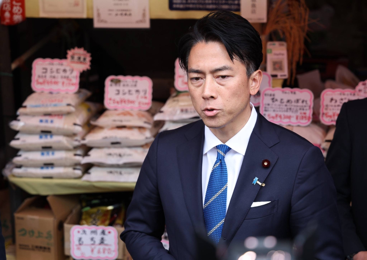 Bags of rice at half price will hit stores by early June, Koizumi says