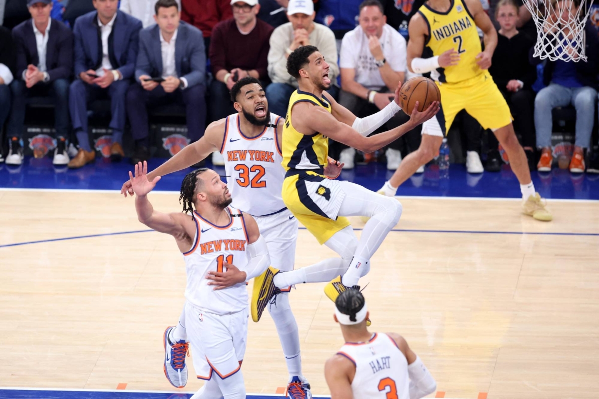 Pacers rally late to stun Knicks in Game 1 of Eastern Conference finals