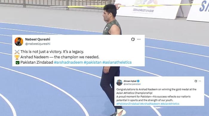 'Proud moment': Pakistanis rejoice Arshad Nadeem's Asian Athletics' gold