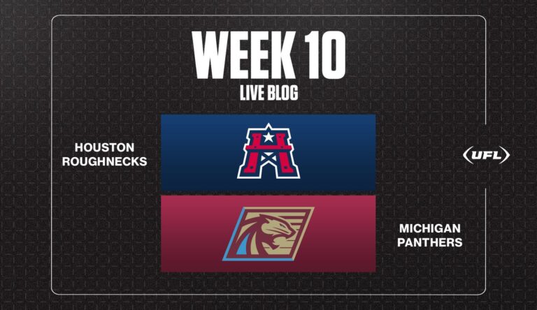Roughnecks vs. Panthers live updates: Houston strikes on opening drive