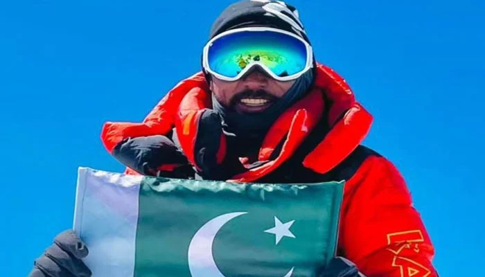 Sarbaz Khan makes history as first Pakistani to summit all 8,000-meter peaks without oxygen