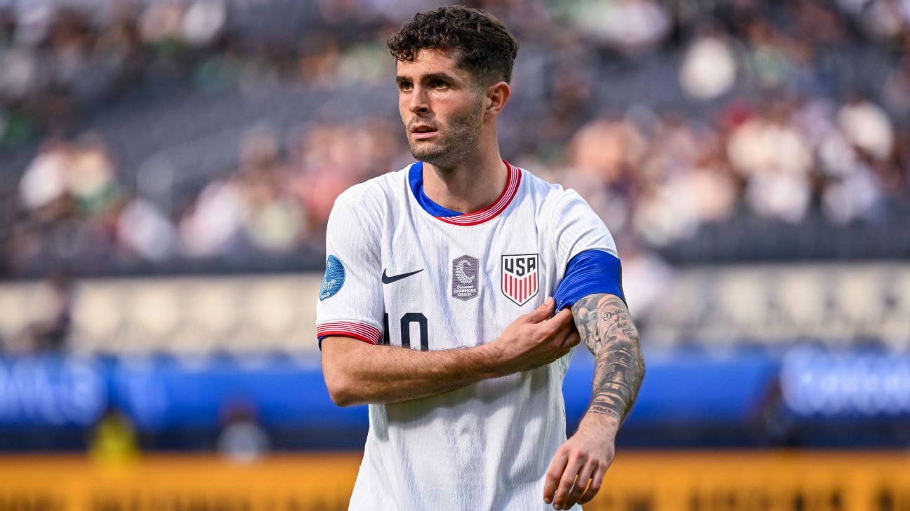 Sources: Pulisic won’t play for U.S. at Gold Cup