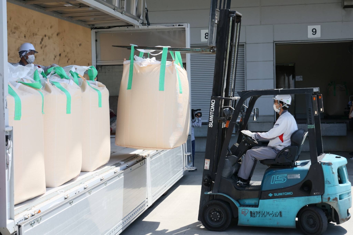 Stockpiled rice shipped within three days, set to hit shelves next week