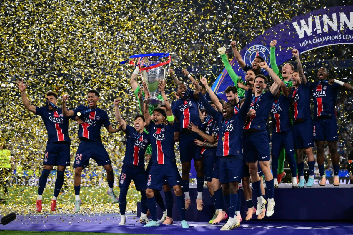 Brilliant PSG demolishes Inter Milan to win first Champions League title