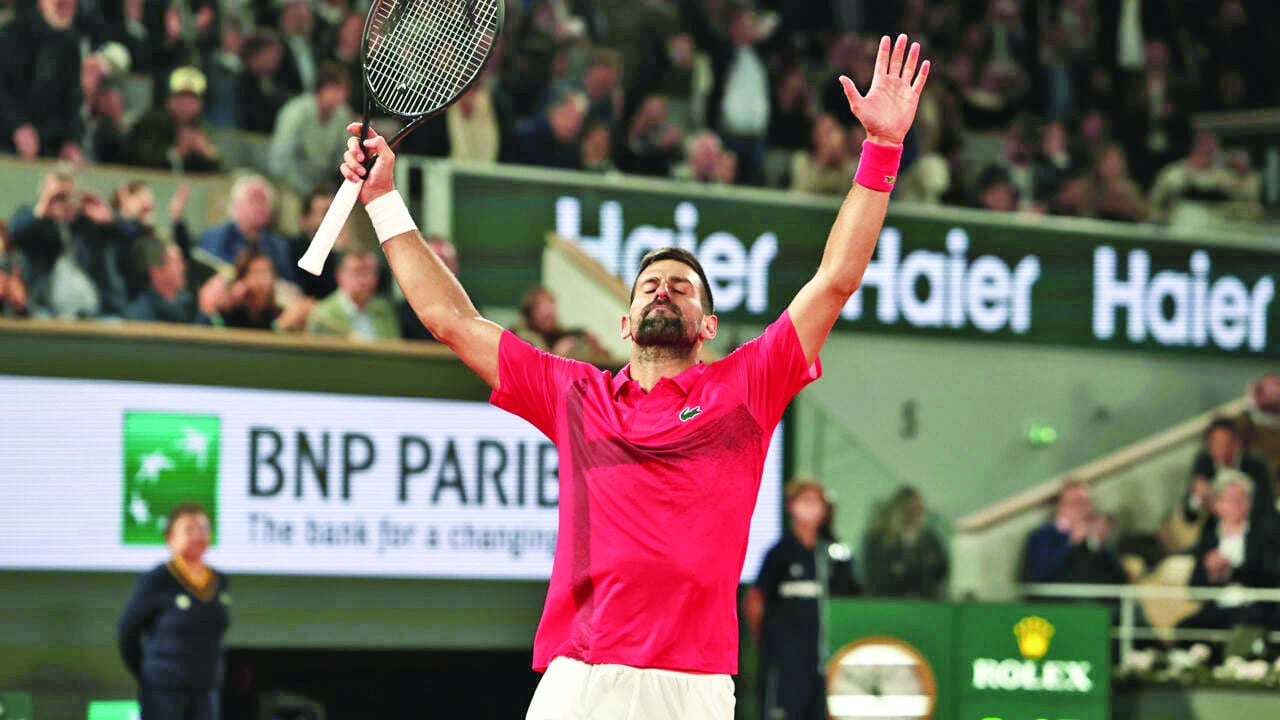 Djokovic downs Zverev in FO quarters  | The Express Tribune