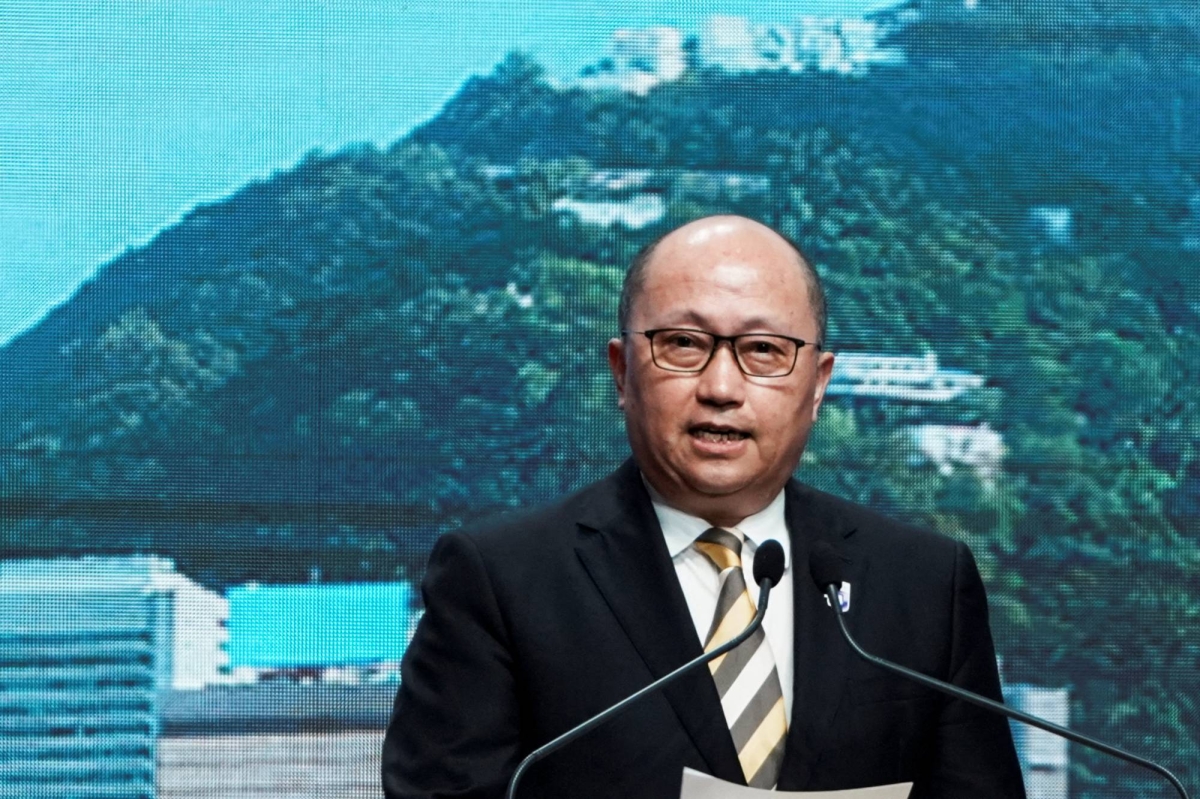 Hong Kong leader calls sudden removal of top China official 'normal'