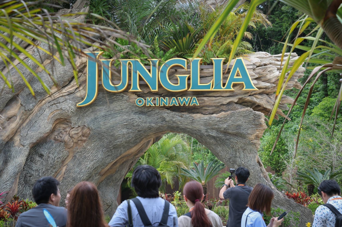 'Junglia Okinawa' theme park shown to press