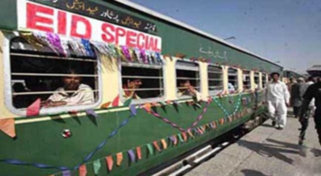 Pakistan Railways announces timings of special Eid trains as holidays set to begin