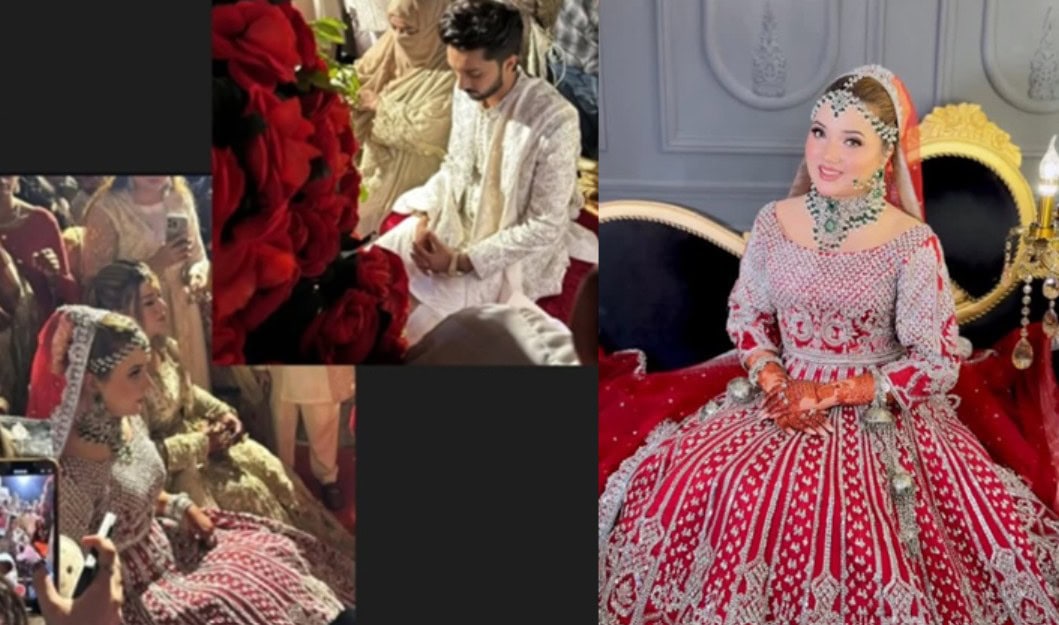 Rabeeca Khan Hussain Tareens Nikah Heres The First Look Of Bride And Groom