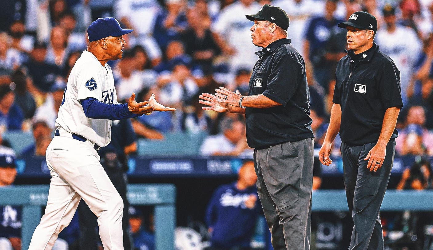 Shohei Ohtani Hit by Pitch; Dodgers Manager Dave Roberts Gets Ejected in 3rd