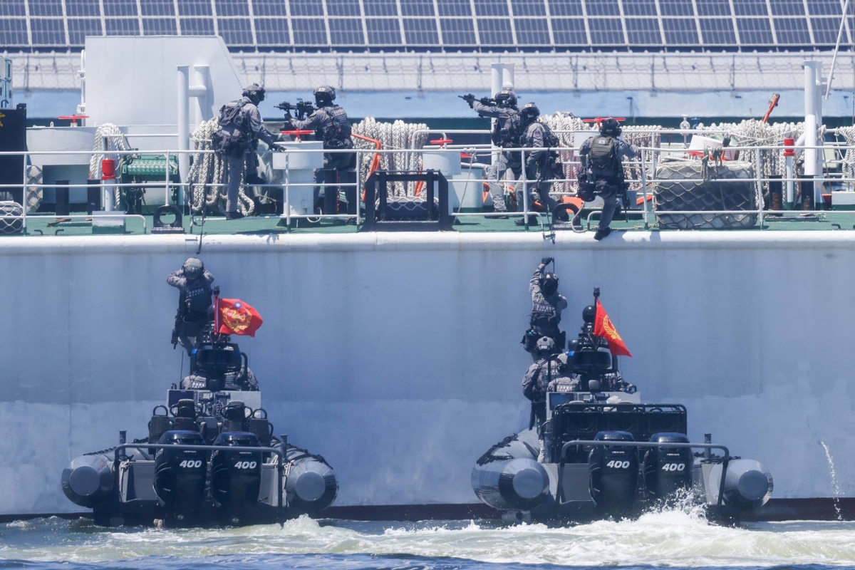 Taiwan's coast guard and military drill to better face China's 'gray zone' threat