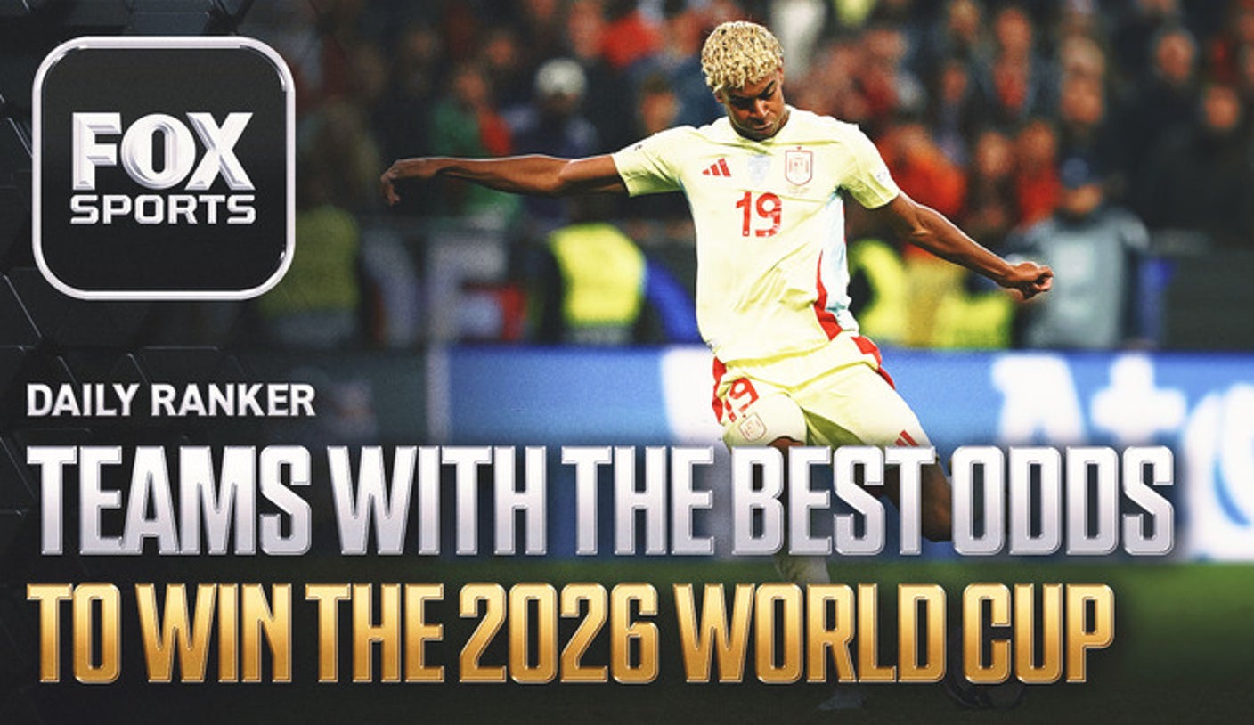 Which 10 teams have the best odds to win the 2026 World Cup, one year out?