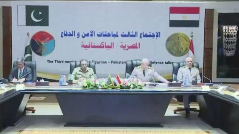 Cjcsc Gen Sahir Shamshad Strengthens Defence Ties During Official Visit To Egypt