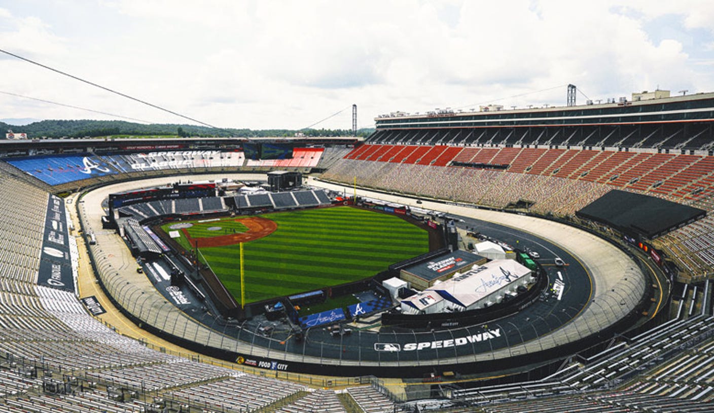 A Baseball Field in a Racetrack? MLB's Speedway Classic Makes History ...