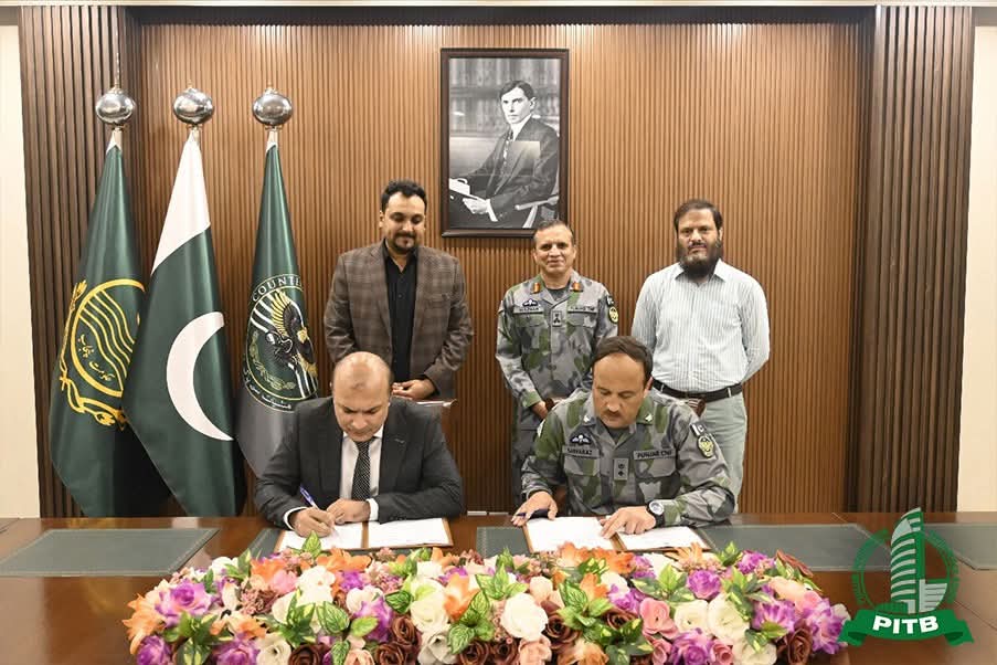 Pitb And Punjab Counter Narcotics Force Sign Service Level Agreement To Enhance Digital Infrastructure