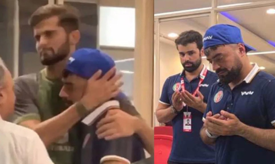 Pakistan Rashid Cutter Pakistan Cricketers console Rashid Khan after elder brother’s death ...