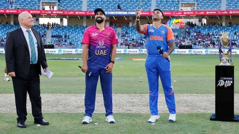 Asia Cup 2025 India Win Toss And Elect To Bowl First Against Uae