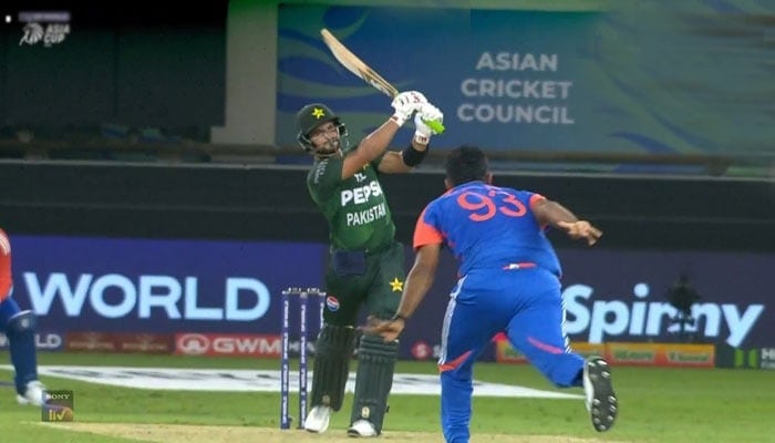 Asia Cup 2025 Sahibzada Farhan Becomes First Pakistani To Hit Six Off Bumrah