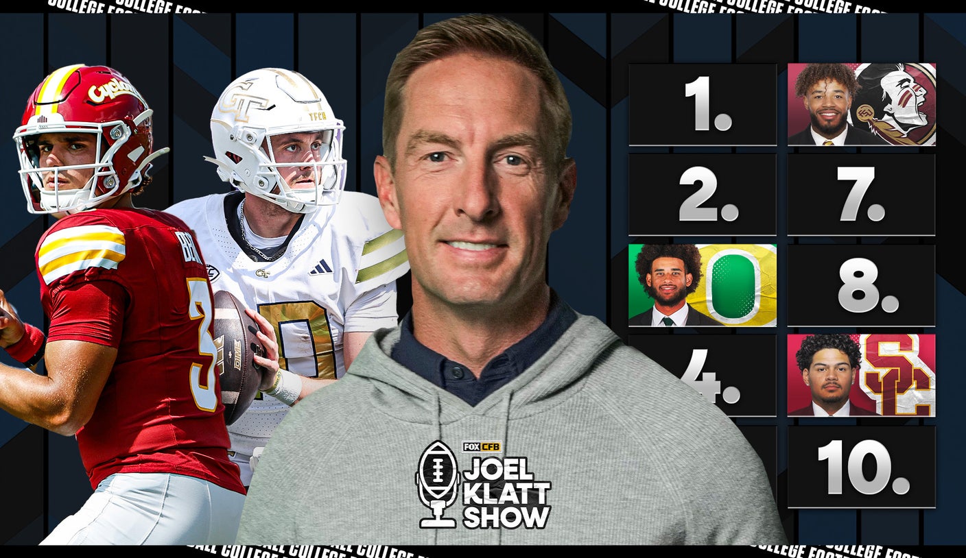 Joel Klatt Reveals Updated Top 10 College Football QBs — With a New Name at No. 1