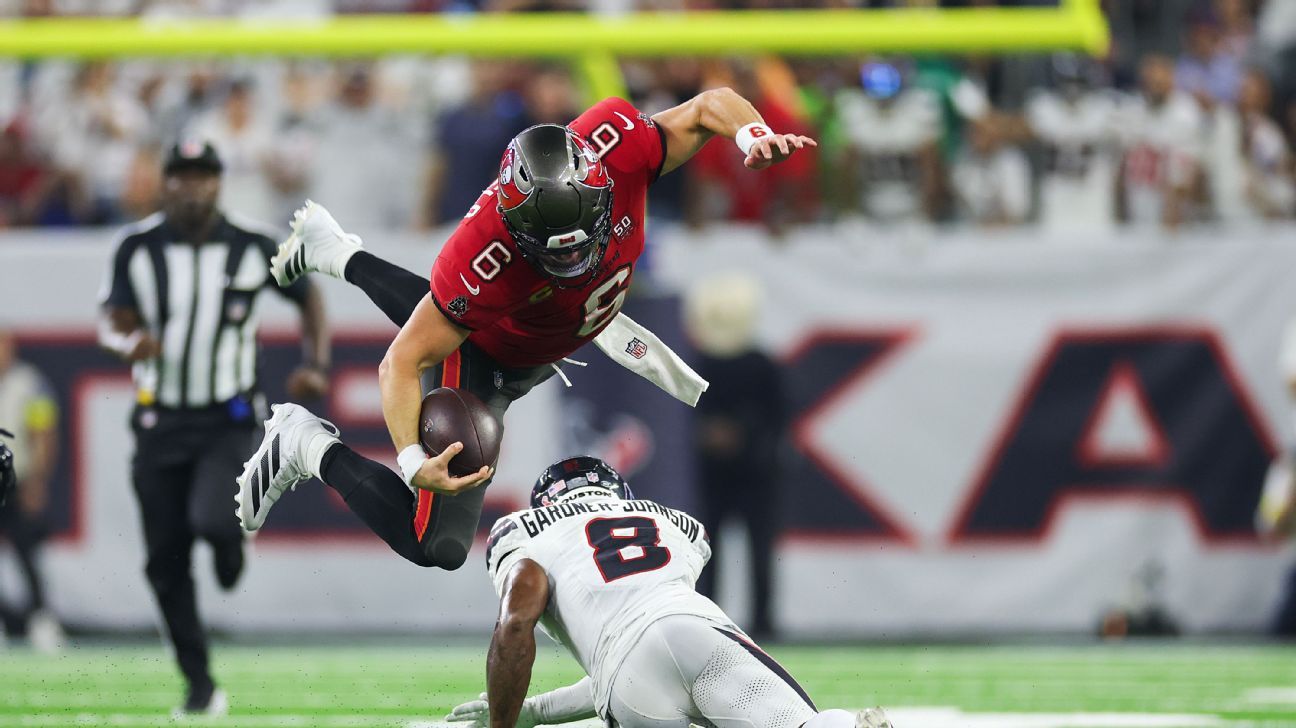 Mayfield after Texans spat: Bucs won’t tolerate it