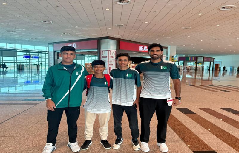Pakistan 12&Under Tennis Team Arrives in Kazakhstan for ATF 2025 – SUCH TV