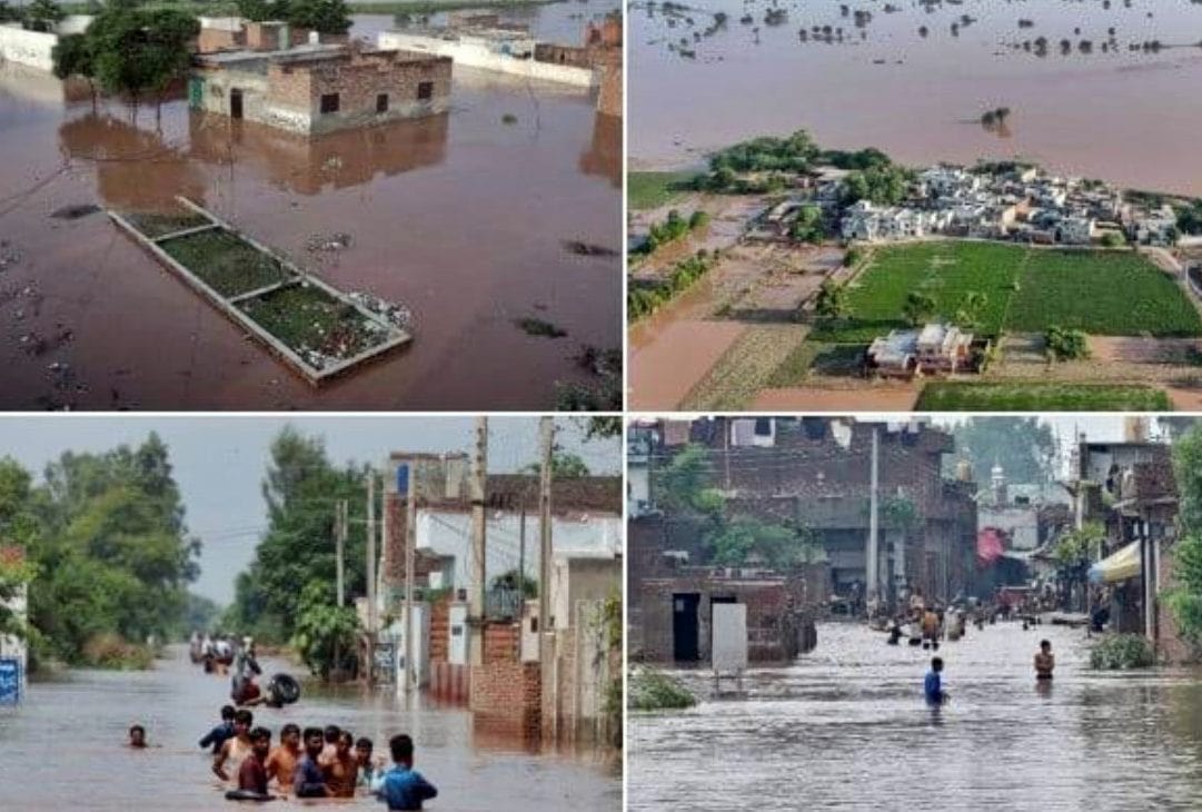 Head Sidhnai Embankment Blown Up Amid Deadly Floods In Punjab